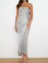 sequin-cutout-tube-dress Sophia's Trends - Sophia's Style-Silver-S